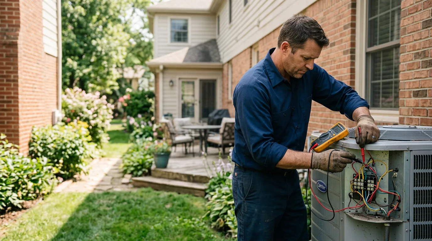 HVAC technician working near Ayr, NE